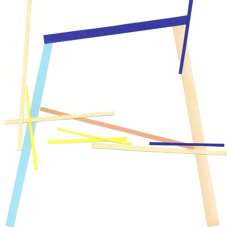 Out of office 4 , 2015, analogue collages , 25,4 x 25,4 cm
