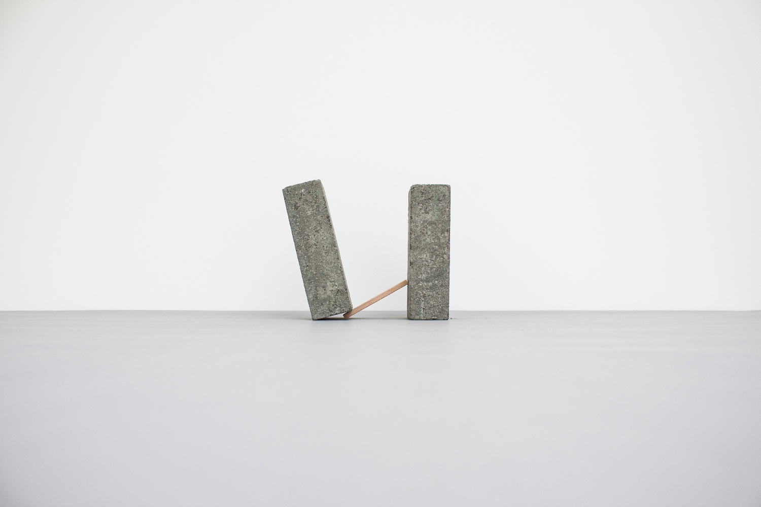 Brickwork 4, 2014, Brick and Wood