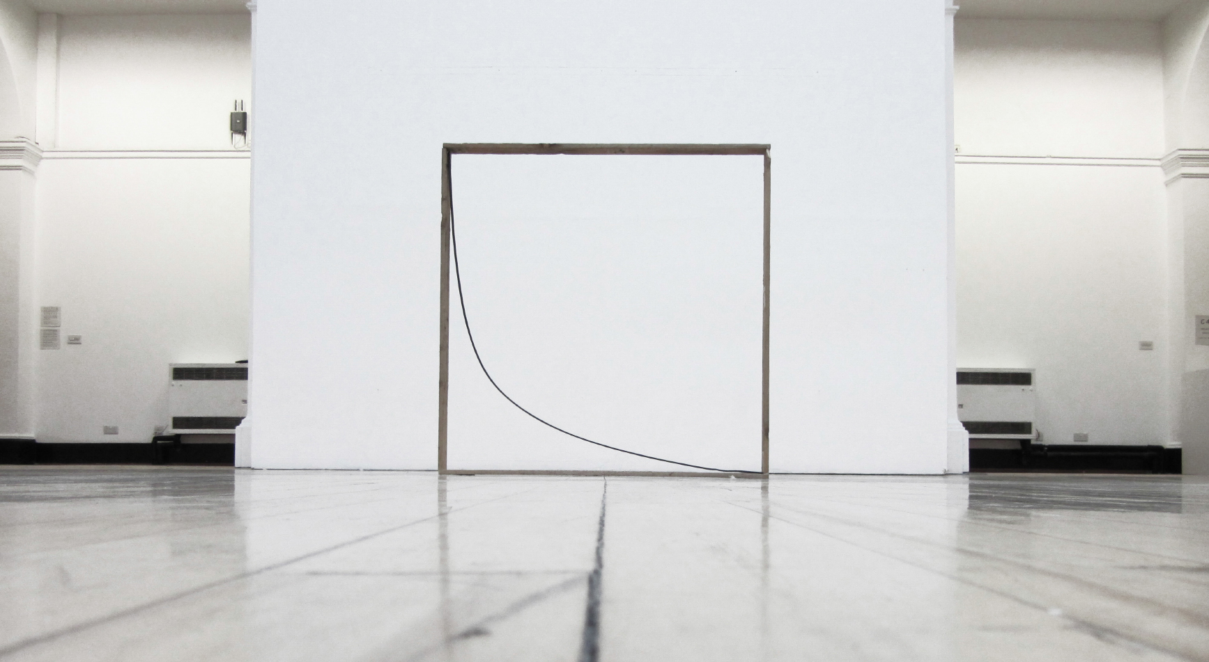 Frame A, 2015, Metal and Wood
