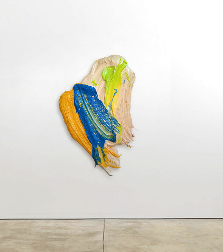 Gafat, 2014, 26 x 42 inches (66 x 107 cm), polymer and pigment mounted on aluminum