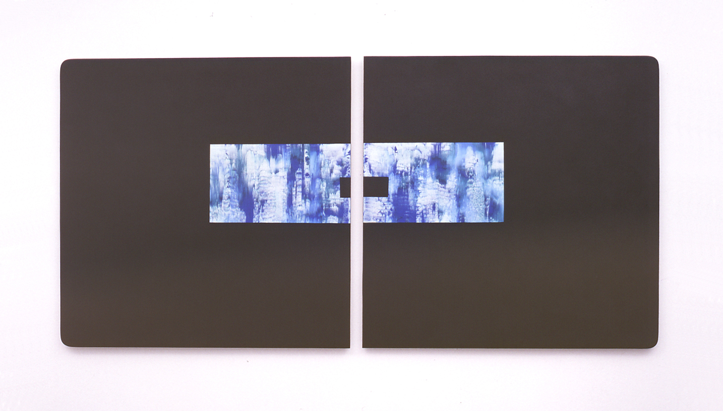 Untitled, 2002, oil on wood panel, cm. 100x205
