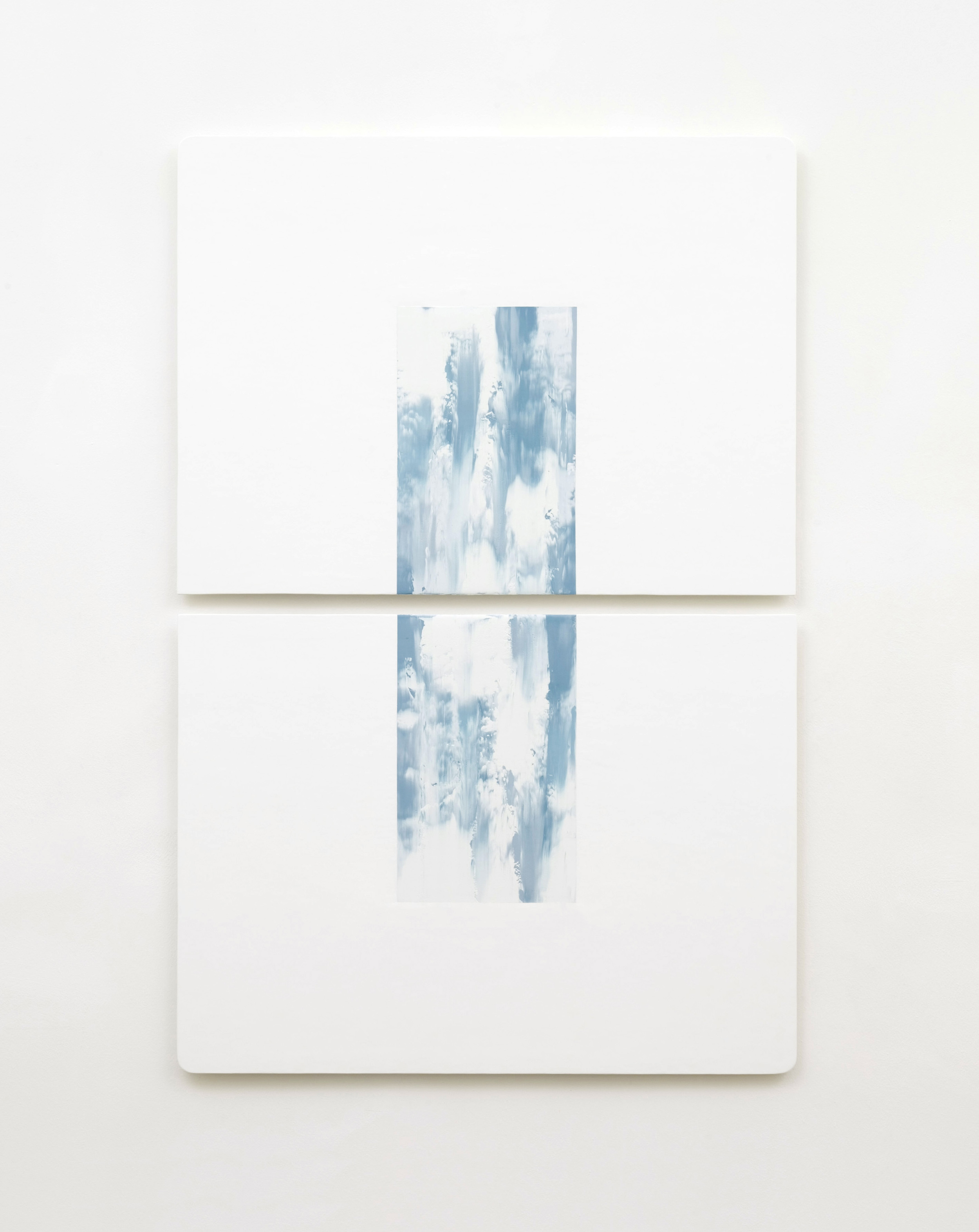 Terzo cane fantasma, 2005, Oil on wood panel, cm. 190x123