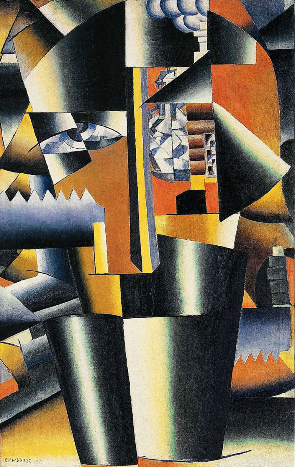 Perfected portrait of Ivan Kljun, 1913, oil on canvas