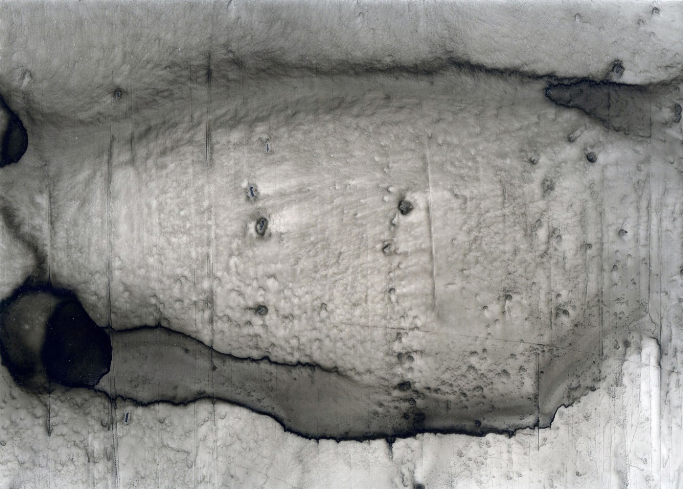DISPERSAL (III), 2013, pigment dispersal on Polymex archival sheet mounted on 100% cotton fibre, framed and glazed, 51.0 x 66.0 cm