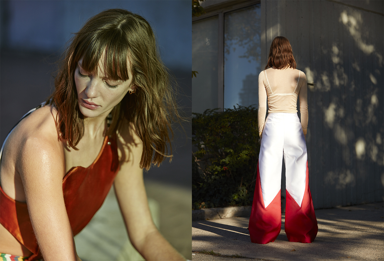 dress ECKHAUS LATTA . top LOEWE pants PRISCAVERA underwear STYLIST’S OWN