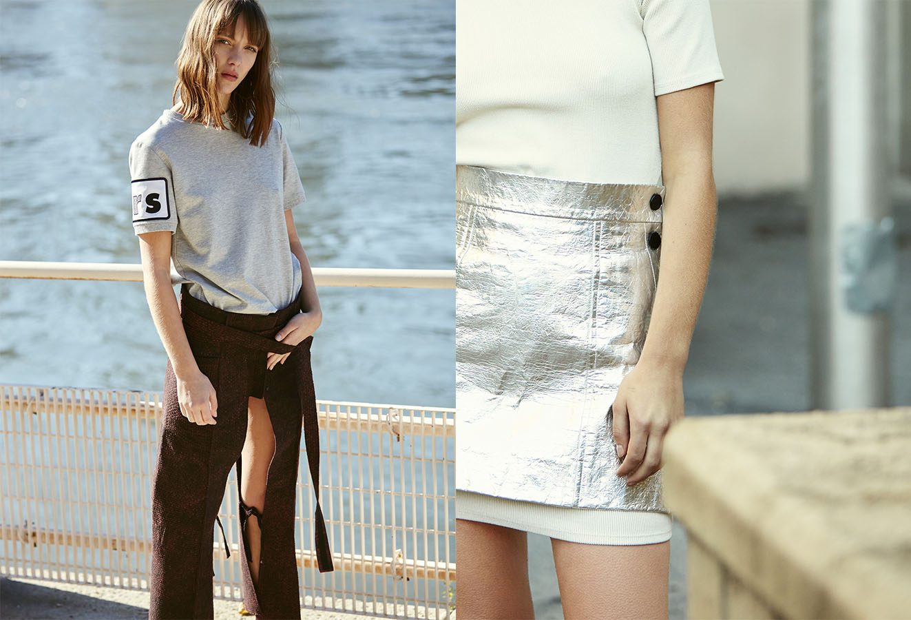 t-shirt LRS pants AREA . t-shirt and dress SIMON MILLER skirt LRS
