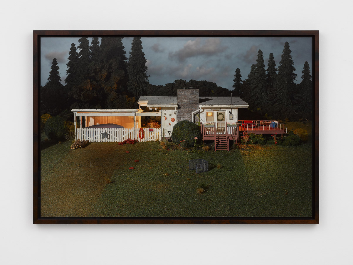 Dusk on Exeter Road, 2013, fine art pigment print, Print: 76.2 x 115.6 cm, Framed: 81.9 x 121.3 cm