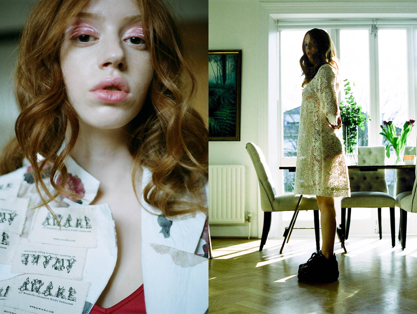 jacket A.W.A.K.E dress NATALIE B COLEMAN . dress MASSCOB shoes BUFFALO