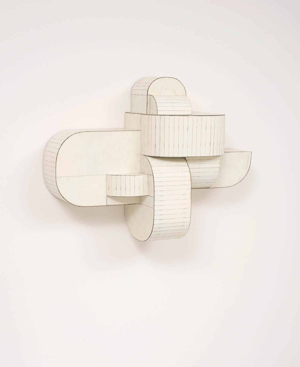 Certain Risk, 2016, Salvage Steel, Marine-grade Plywood, Silicone, Vulcanized Rubber, Hardware, Chemicals, 47 x 55.88 x 22.86 cm. Consigned to Margaret Thatcher Projects, New York, New York