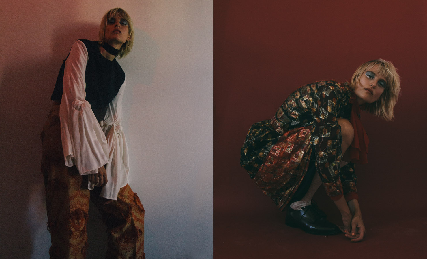 top CREATURES OF THE WIND pants CSILLAG choker STYLIST'S OWN . all VINTAGE