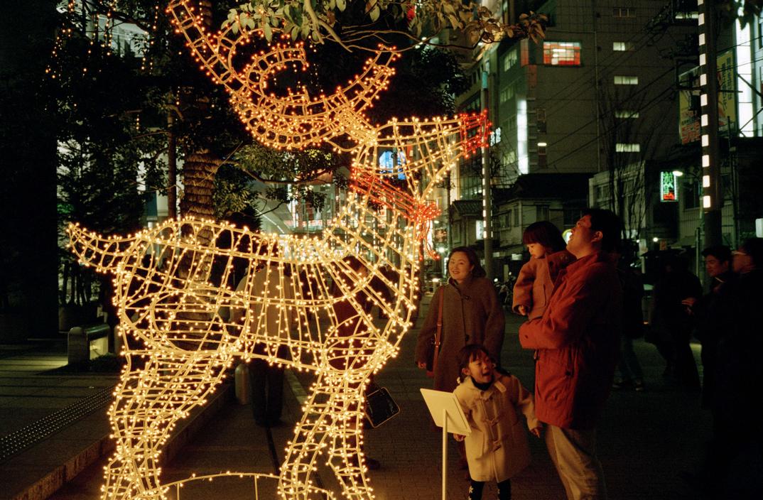 Japan, Tokyo, Christmas decorations, 1997