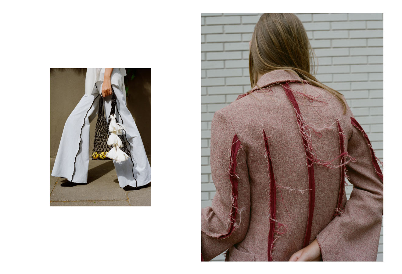top EMMA DAVYS pants PEET DULLAERT shoes and bag CELINE . coat JH ZANE