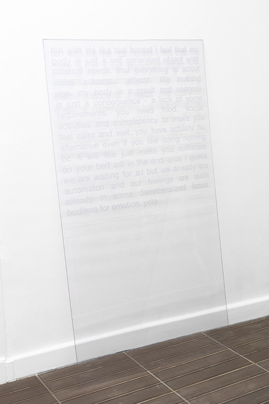 t-board, 2016. 150 x 80 cm. Courtesy Ben Elliot & ARTAGŌN