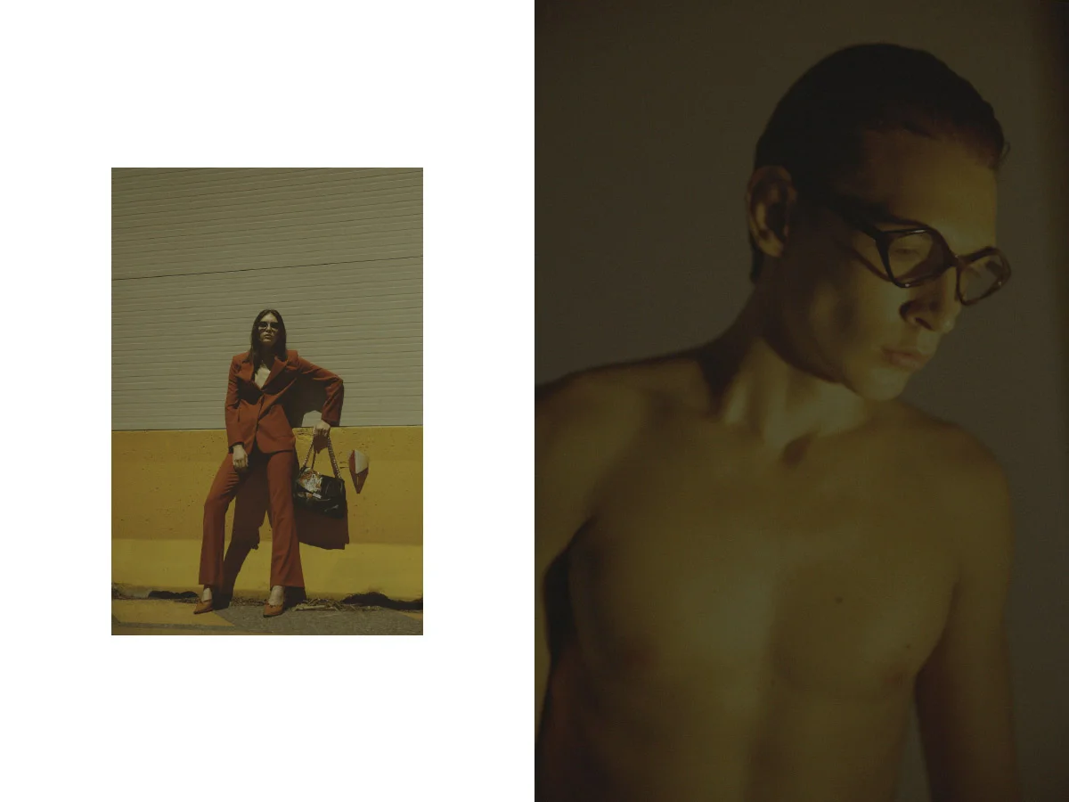 sunglasses ALAIN MIKLI suit TRUSSARDI shoes STELLA MCCARTNEY . glasses BALENCIAGA