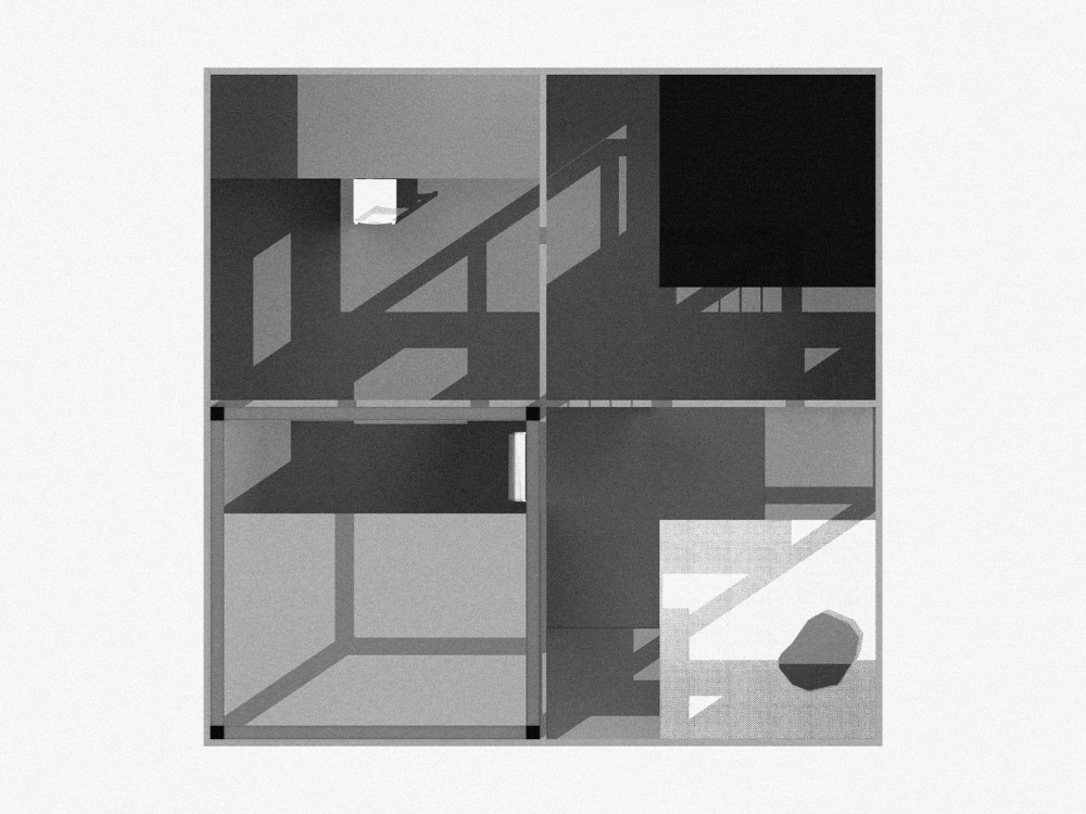 Les Maisons, 2015-2016, in progress models and computer-generated imagery