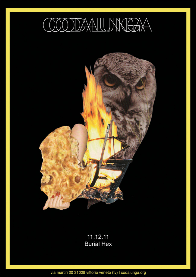 Burial Hex, 2011, collage, 37 X 28 cm