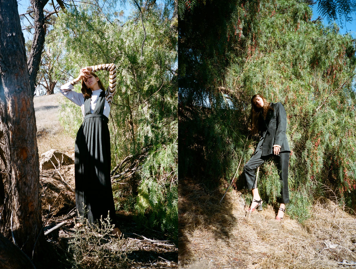 dress DEVORE POOLE&nbsp;shirt NOMIA&nbsp;sweater PARI DESAI.&nbsp;jacket and pants NOMIA&nbsp;shoes CELINE archives