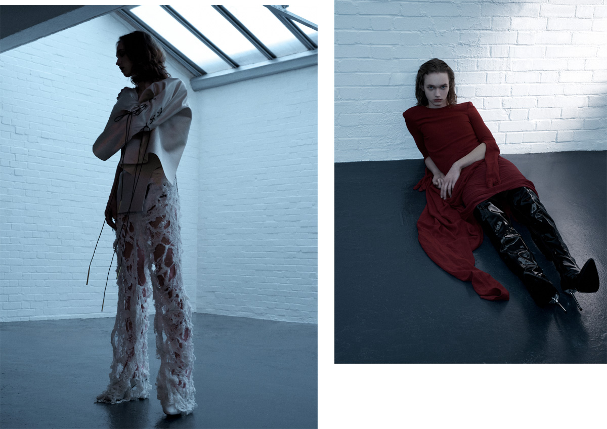top EMMA BERGAMIN pants SANGLAK SHON . dress CAMILLE GRAPIN