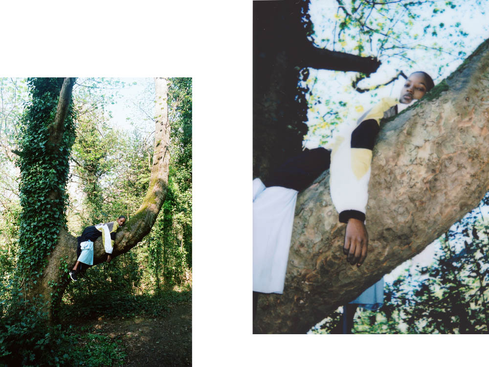 jacket FREYA DALSJO dress YULIA KONDRANINA pants CHARLI COHEN shoes MODEL’S OWN