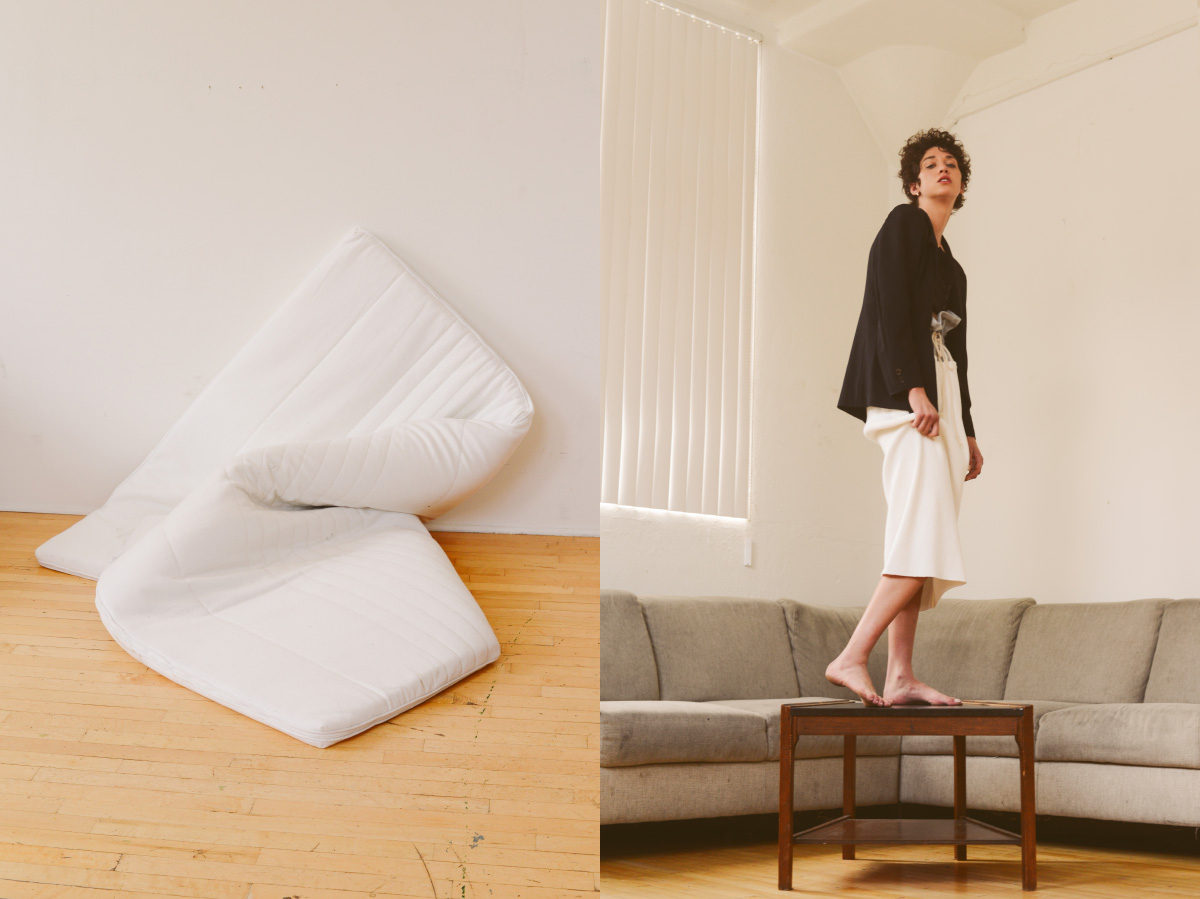 blazer YOHJI YAMAMOTO skirt DESIREEKLEIN
