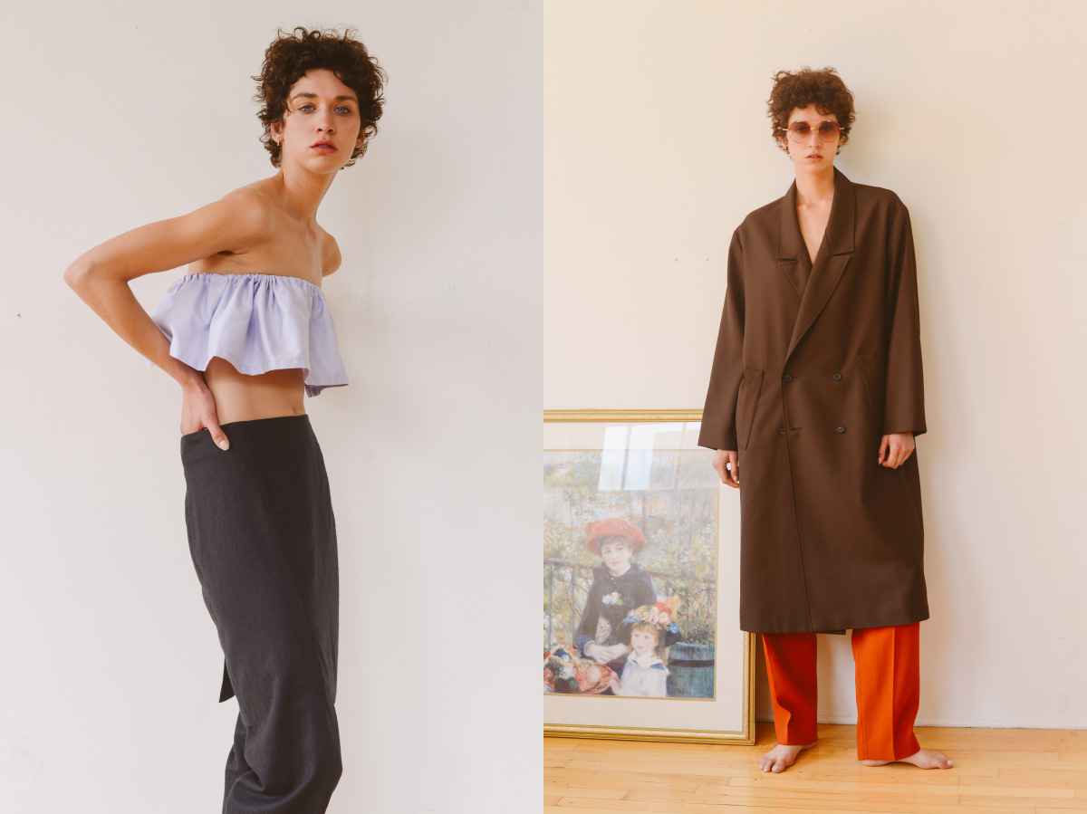 top DESIREEKLEIN pants MARGIELA . sunglasses MATSUDA jacket and pants SECOND LAYER