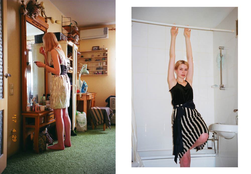 silver dress PATRIZIA PEPE corset ZARA skirt STYLIST'S OWN . velvet top REFORMATION