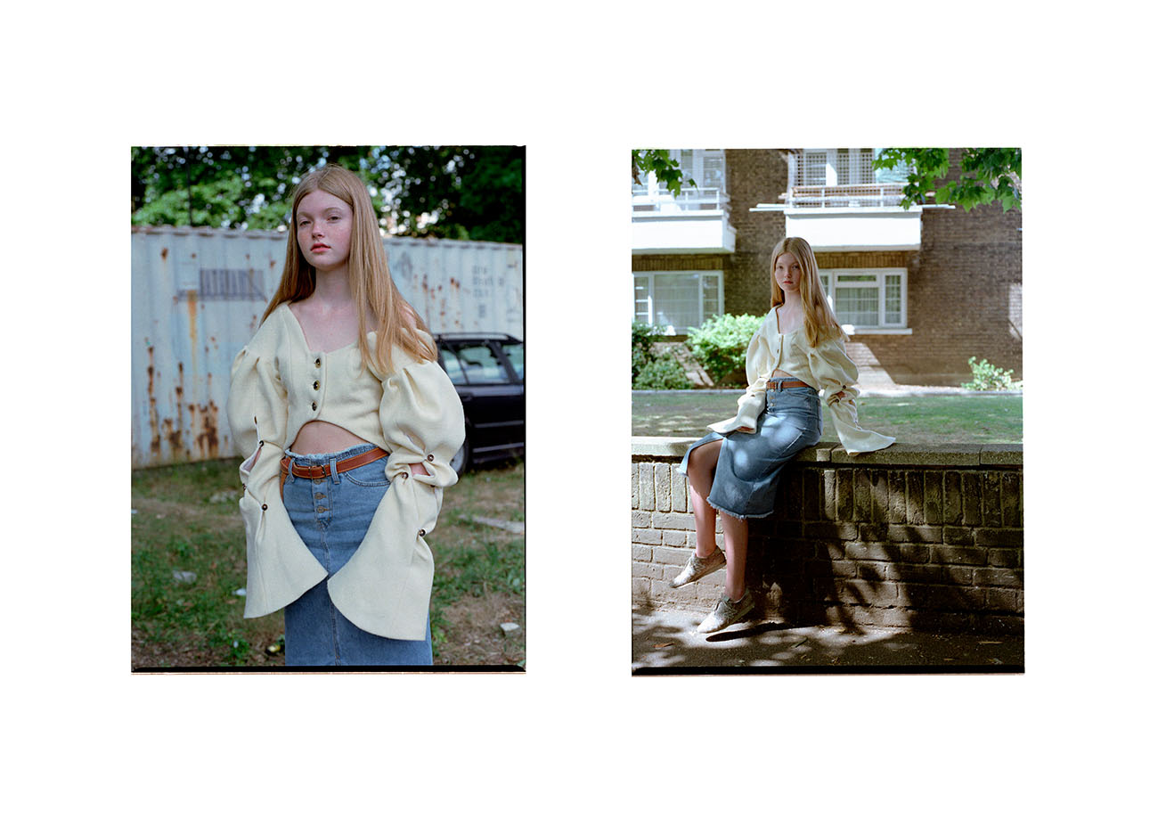 jacket TALIA LIPKIN-CONNOR belt MARGARET HOWELL shoes NEW BALANCE