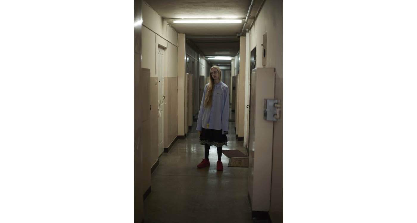 shirt ANGELOS FRENTZOS skirt MODEL’S OWN shoes CAMPER