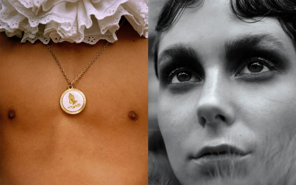 necklace STYLIST’S OWN earrings STYLIST’S OWN collar BAS KOSTERS