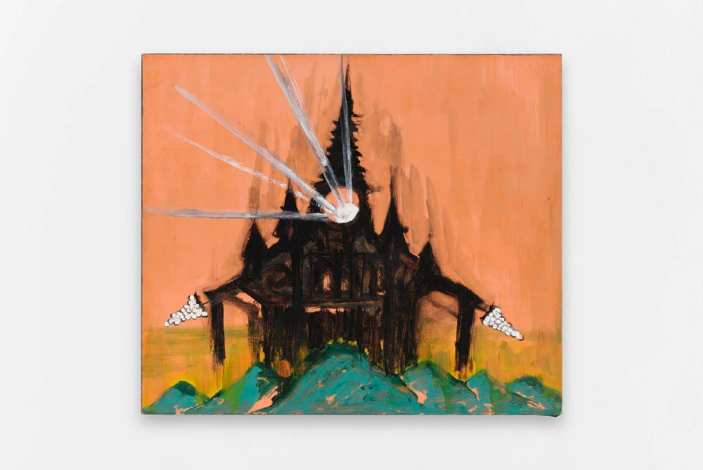 Senza titolo, 2010, Oil on canvas, 26 x 30 cm (10 1/4 x 11 3/4 in.) 