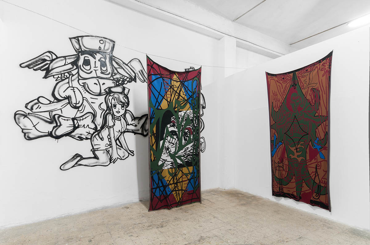 Bora Akinciturk, We’re already dead, we just don’t know it yet , installation view at Ultrastudio, Pescara (IT), 2017