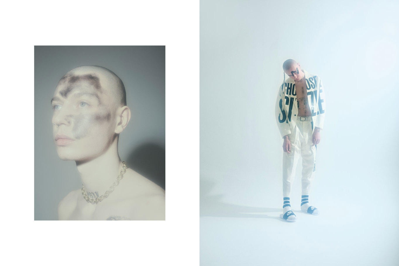 neckless SYU HOMME FEMM . set-up DOUBLET