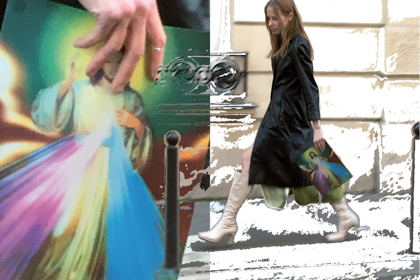 skirt LĒO boots NINAMOUNAH coat STYLIST’S OWN