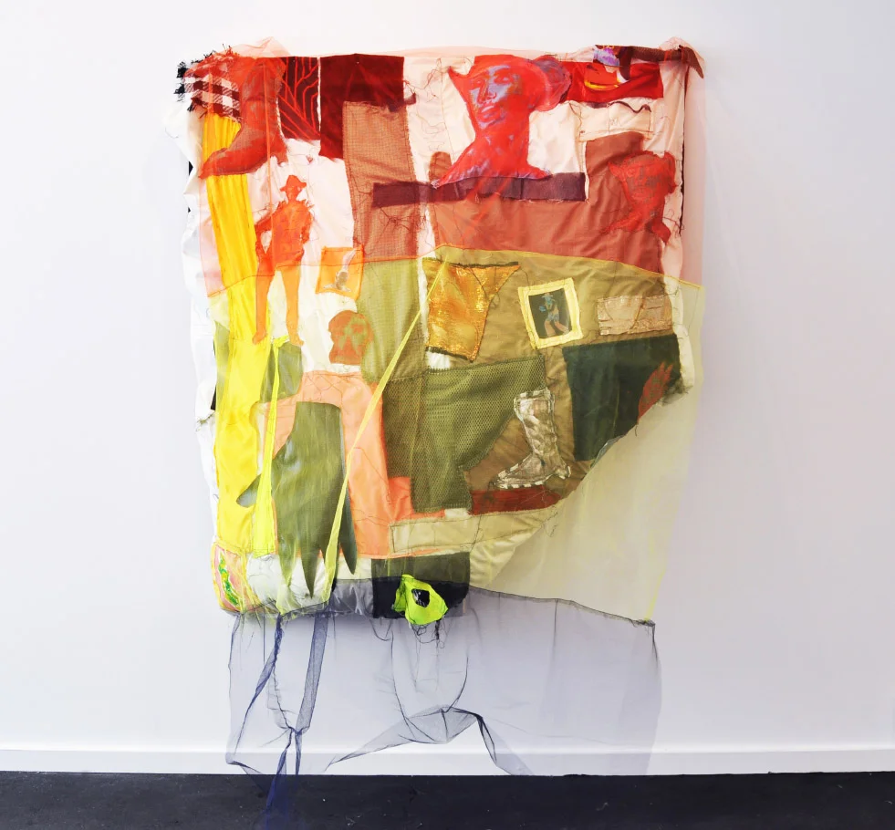 Cross Breed, Mixed media on fabric, Dimensions variable, 2019 .jpg