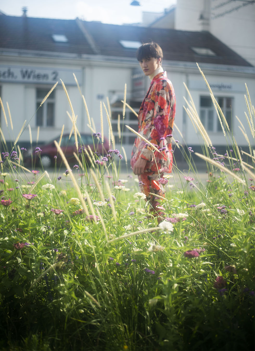 body ARCHIVE PETAR PETROV trousers FEDERICO PROTTO boots ARTHUR ARBESSER