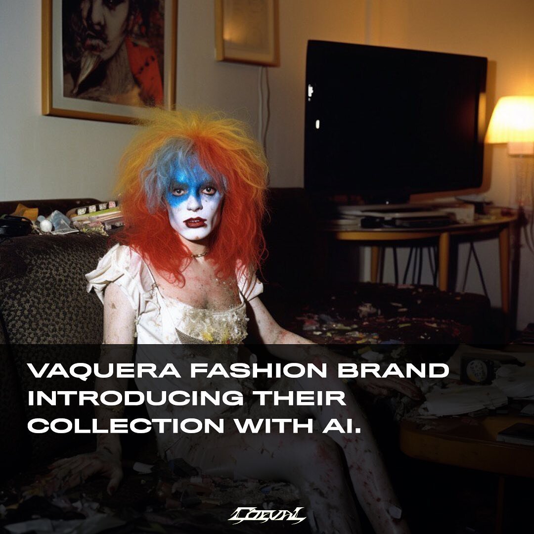 The NYC-based fashion brand @vaquera.nyc , known for their unconventional approach to the industry producing what they call fashion fan fiction. Embracing diversity and questioning the fashion industry norms, aiming to make people reflect and think h