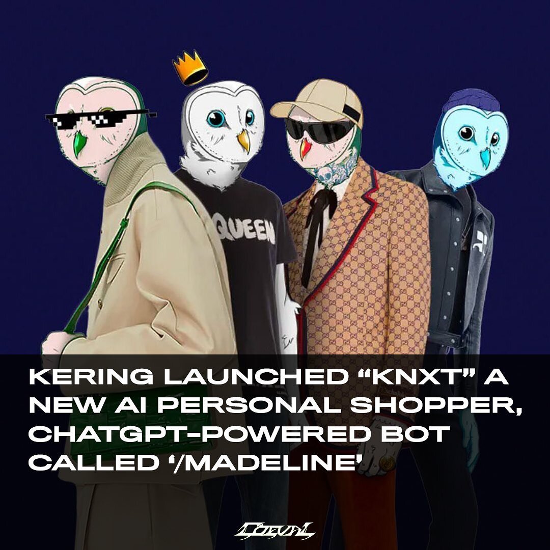 🤖 Would you ask Artificial Intelligence to create your outfit? 🪄🔮 @kering_official, the luxury titan that owns Gucci, Bottega Veneta, Balenciaga, and more, has launched &quot;KNXT,&quot; a tool to test new fashion ideas. 

🔱🌐 It features an AI p