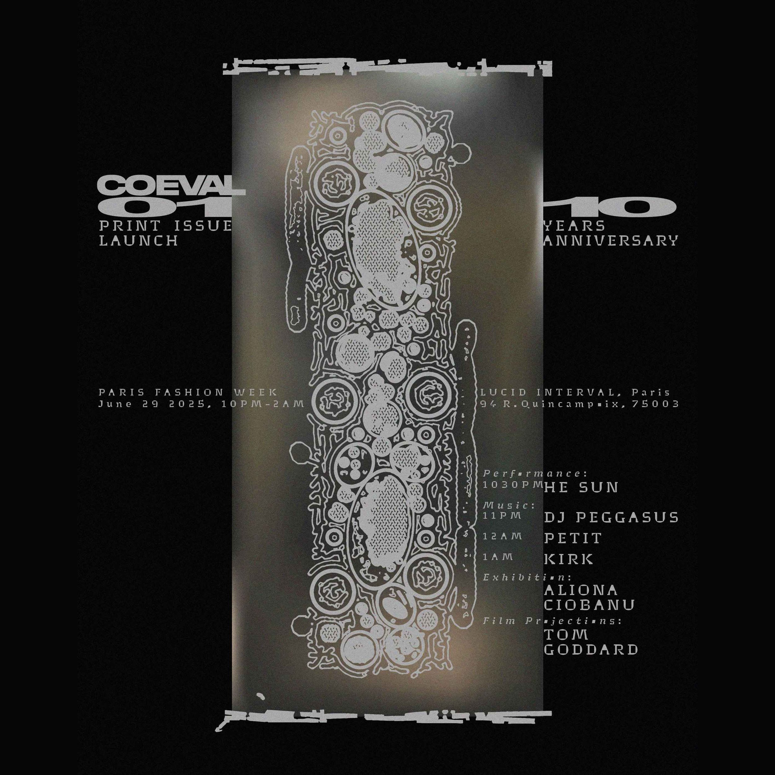 COEVAL ISSUE 1 - PFW LAUNCH PARTY