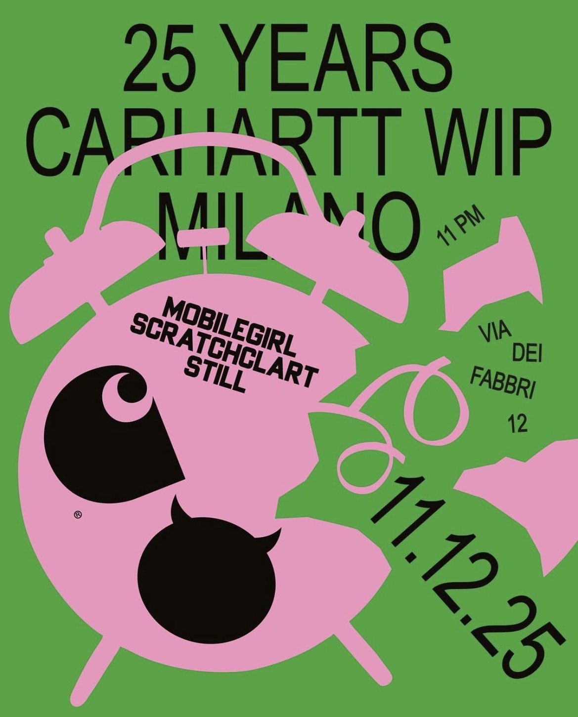 25 Years of Carhartt WIP Milano x Gatto Verde