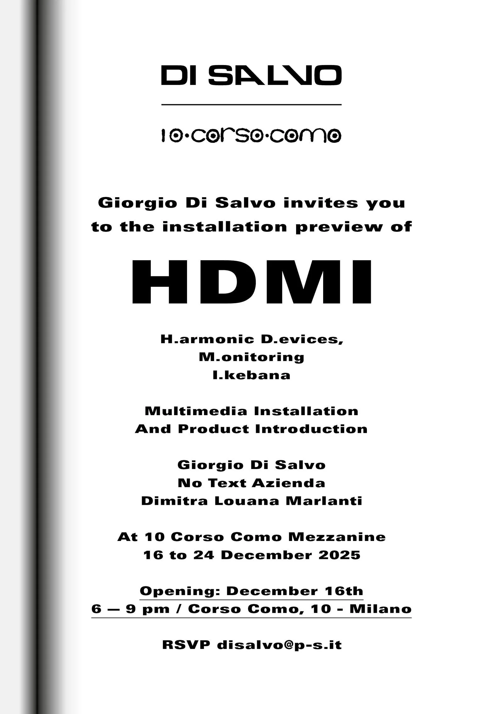 HDMI by DI SALVO