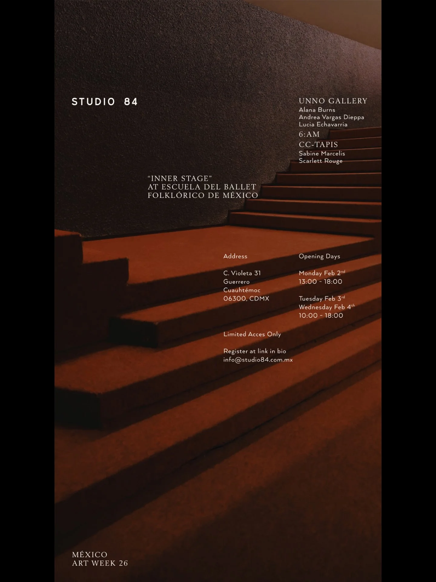 CC-TAPIS at Studio 84 During Mexico Art Week 2026