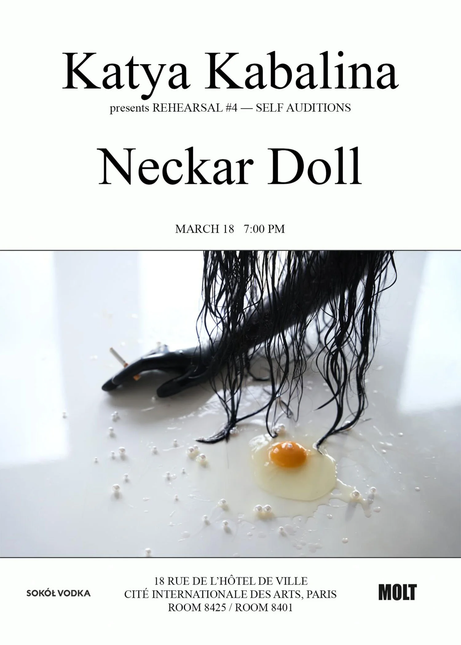 Katya Kabalina: REHEARSAL #4 - SELF AUDITIONS with Neckar Doll