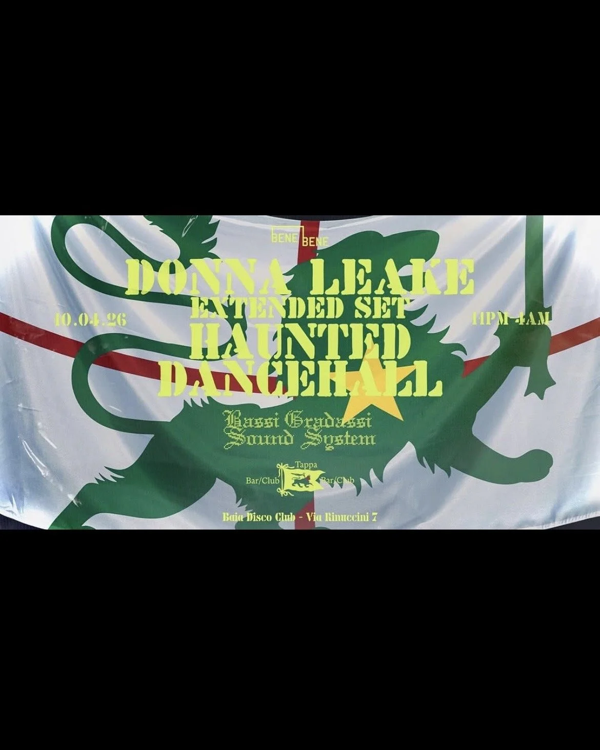 Bene Bene bar presents TAPPA