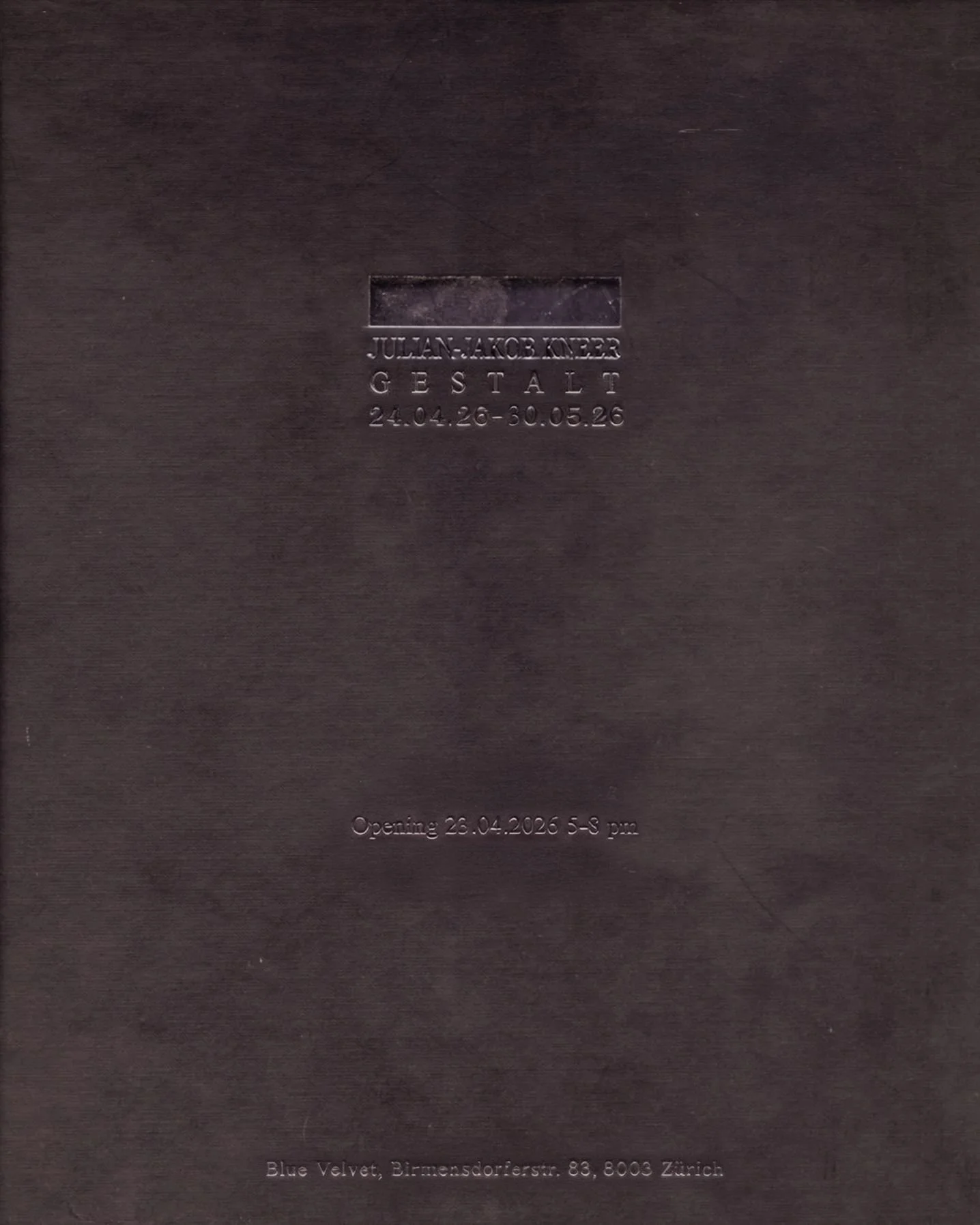 Julian-Jakob Kneer: Gestalt