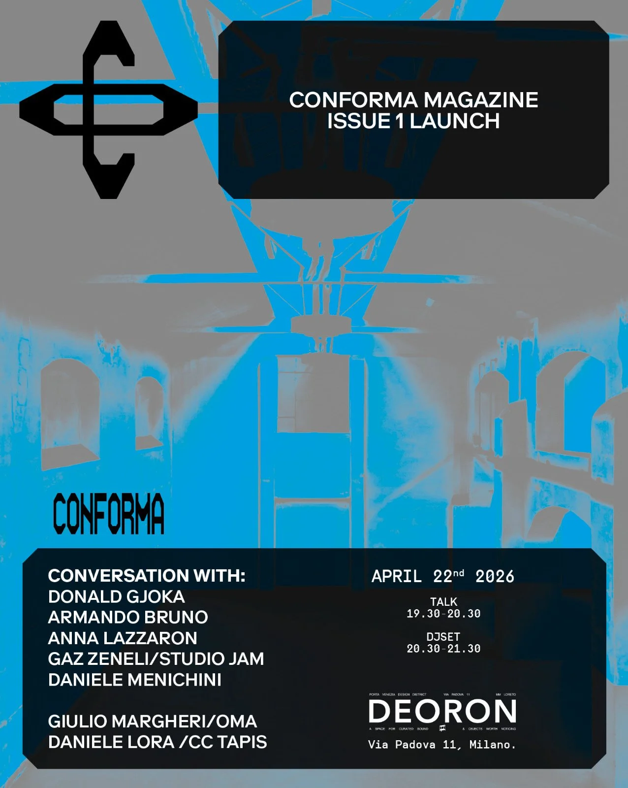 CONFORMA Magazine Issue 1 Launch