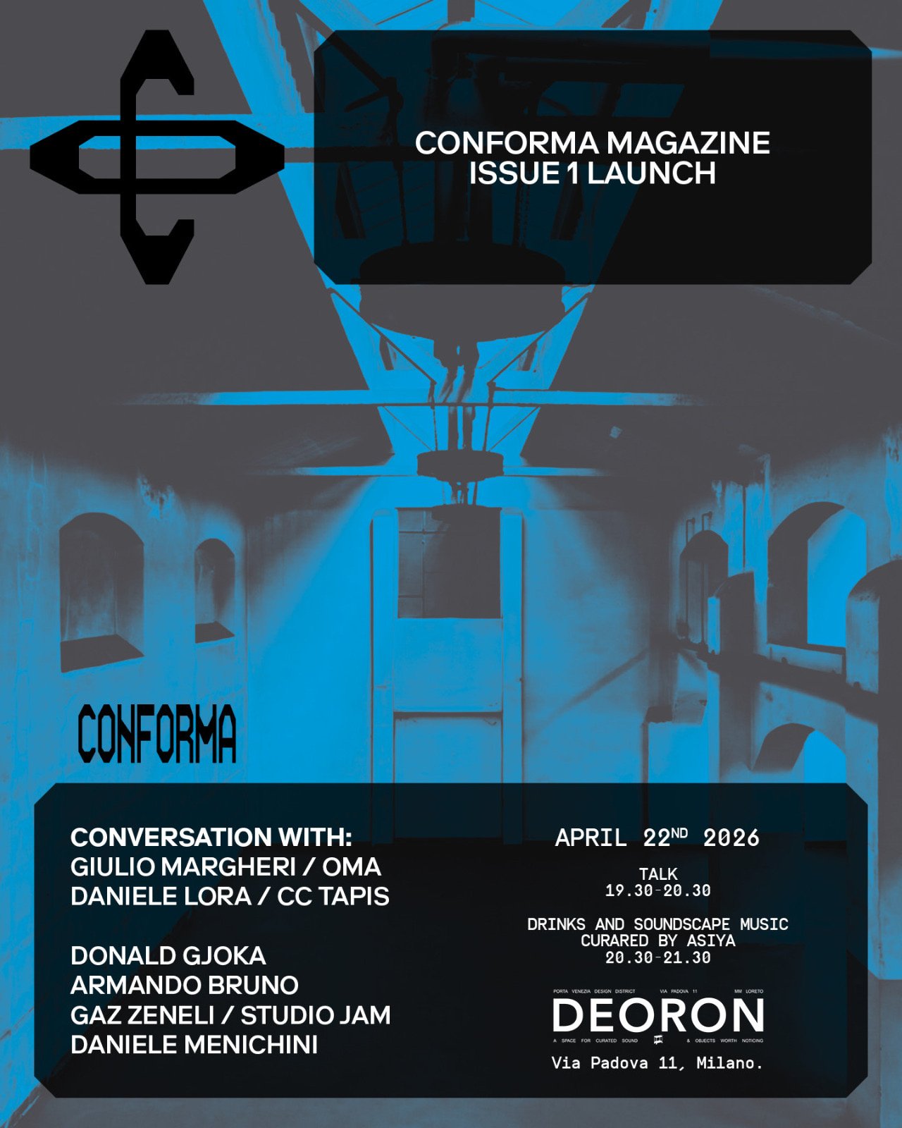 CONFORMA Magazine Issue 1 Launch