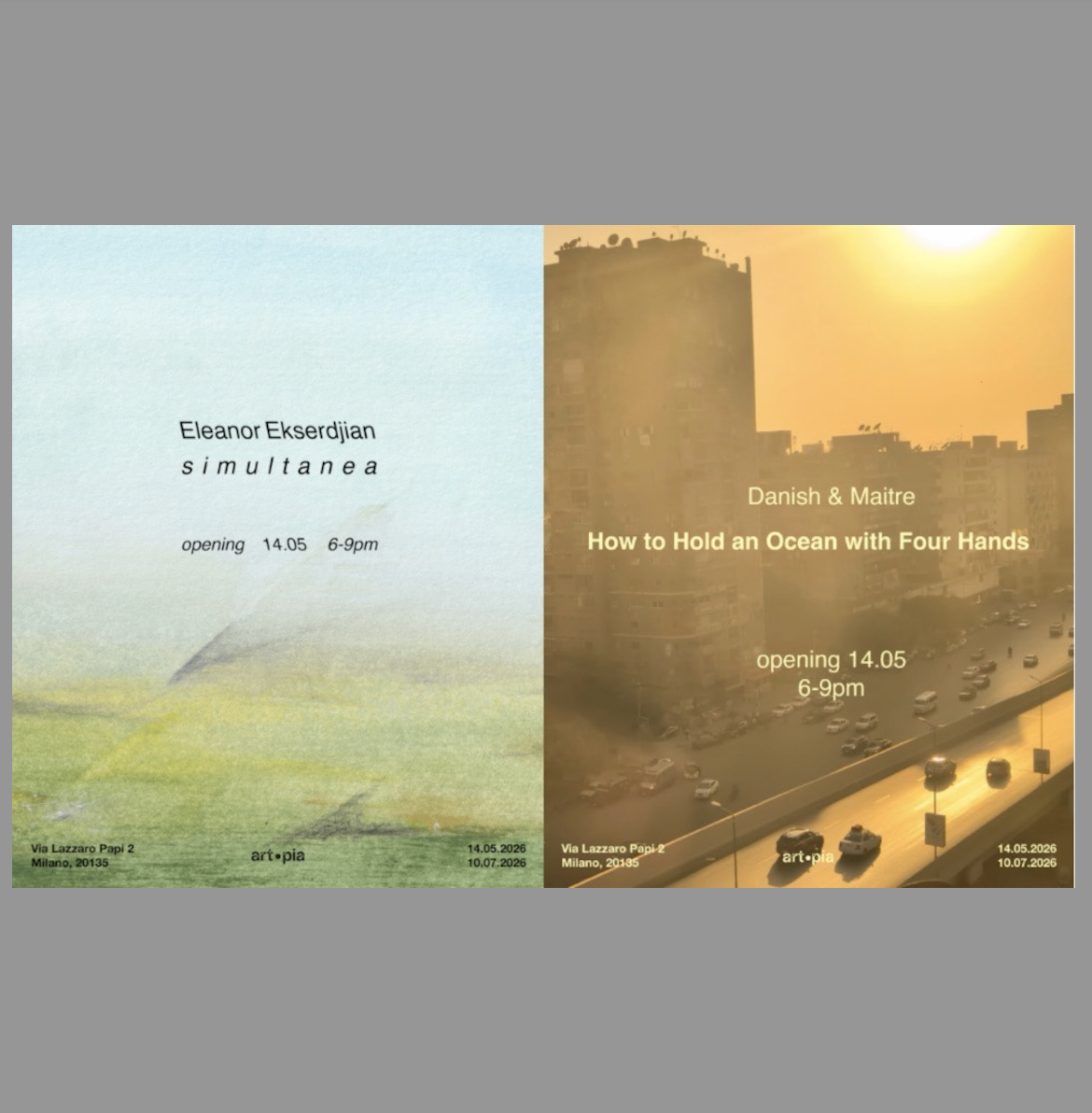 Simultanea &amp; How To Hold an Ocean with Four Hands