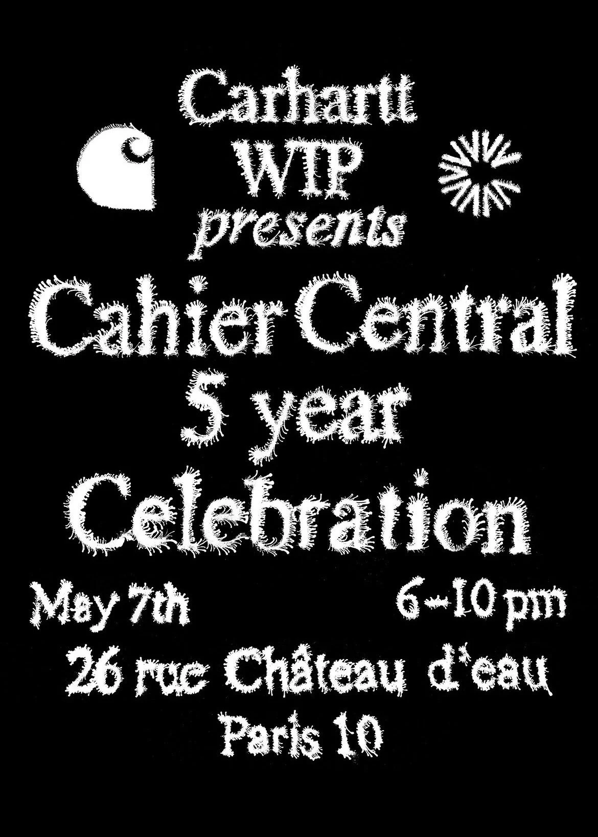 Cahier Central 5 year Celebration