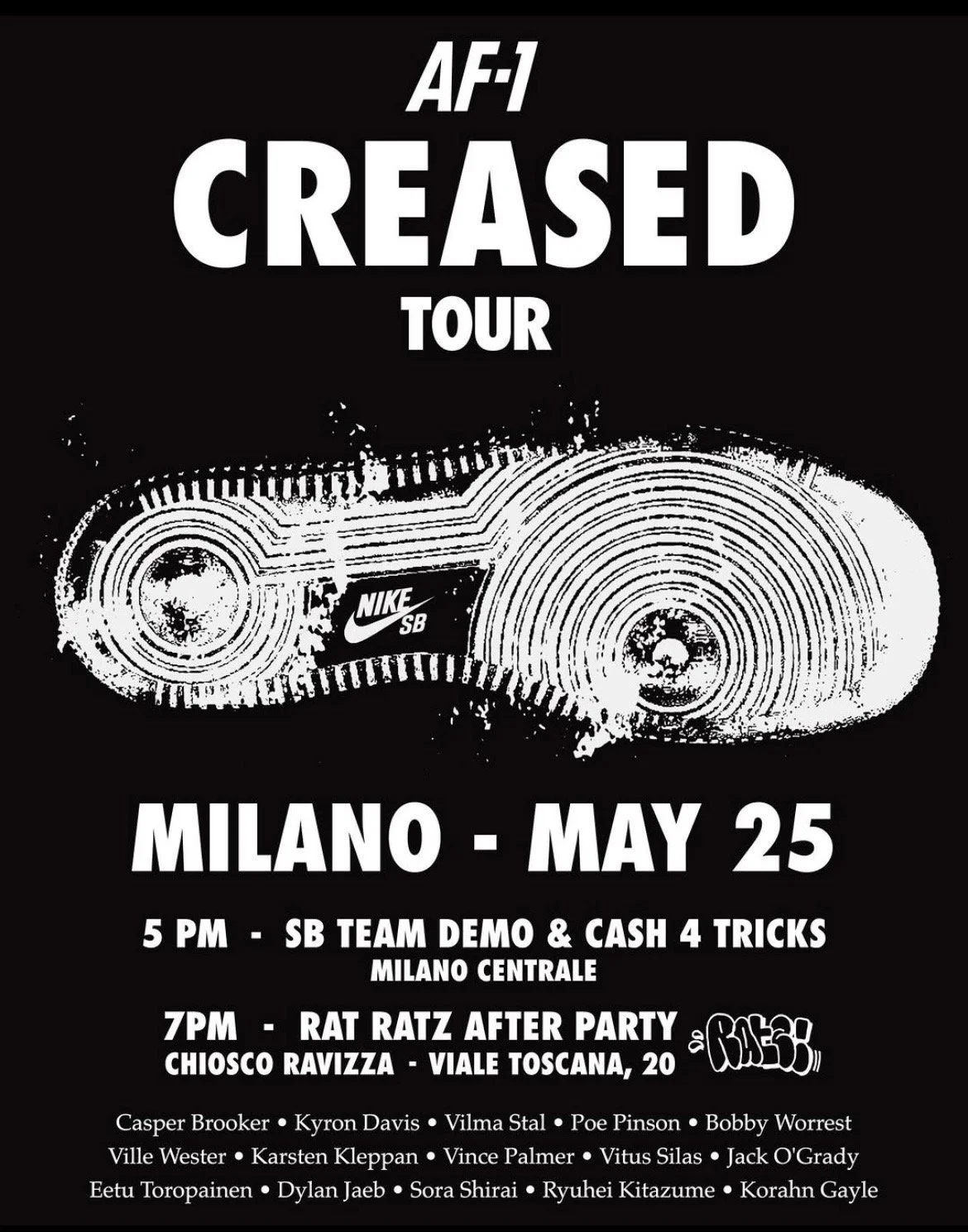 CREASED TOUR