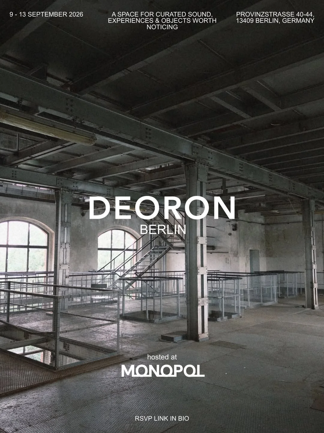 DEORON in Berlin, 9 - 13 September